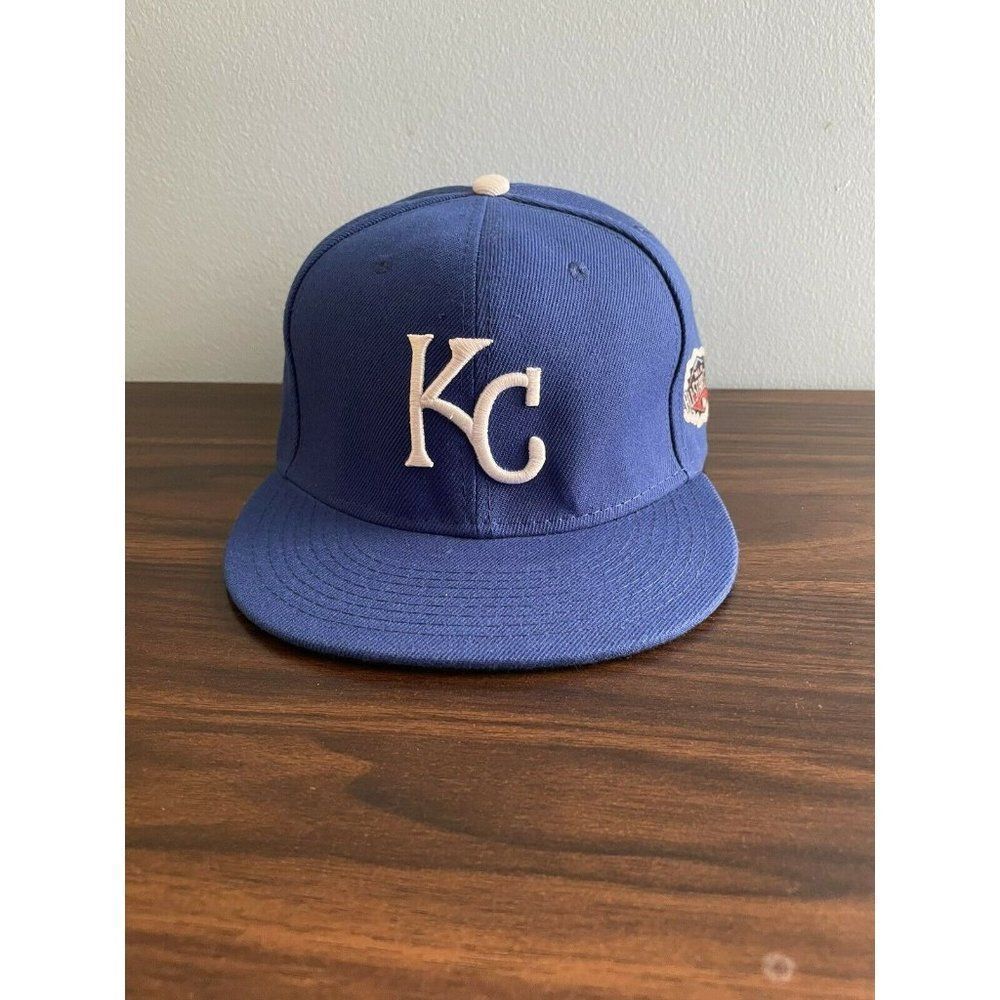 Kansas City KC Royals MLB All Star Game Blue New Era 59FIFTY Hat Size 7 1/2